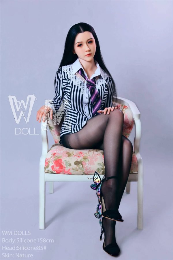 158cm silk uniform mypuppen d cup black love doll 10