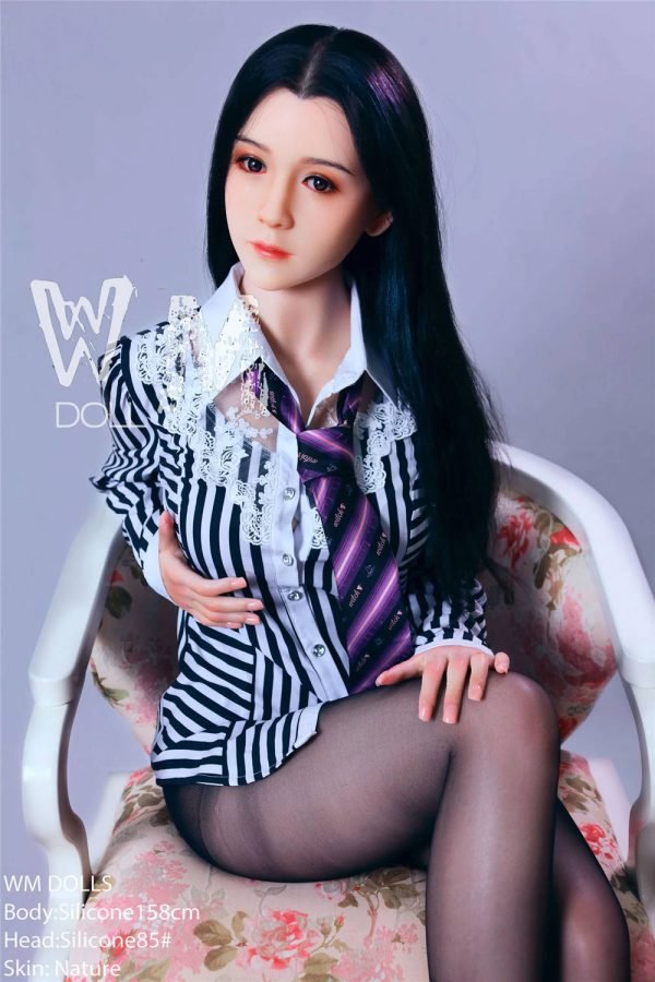 158cm silk uniform mypuppen d cup black love doll 4