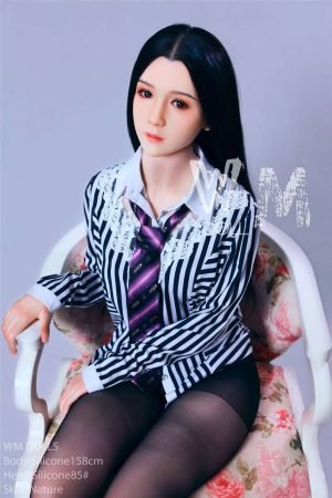 158cm seda uniforme mypuppen d taza negro amor muñeca 5