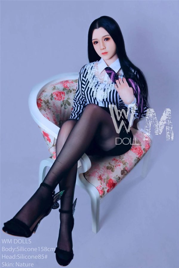 158cm silk uniform mypuppen d cup black love doll 6
