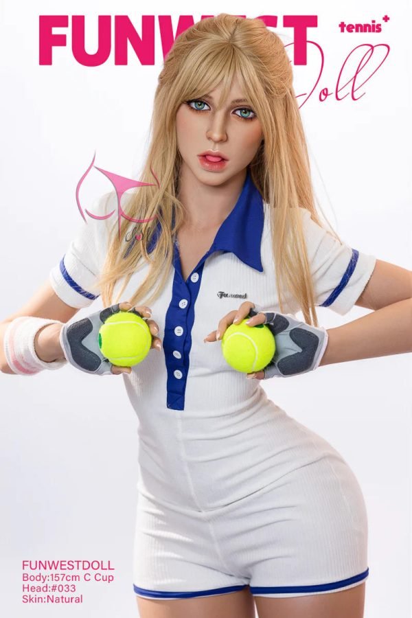 funwest muñeca rubia amante del béisbol mypuppen 157cm love doll 2