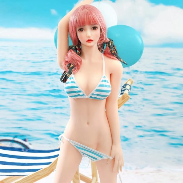 148 cm pelo rosa asiática myp muñeca love doll 3